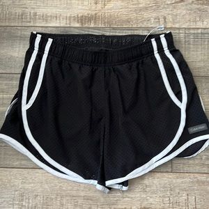 Calvin Klein women’s running athletic shorts size S black & white